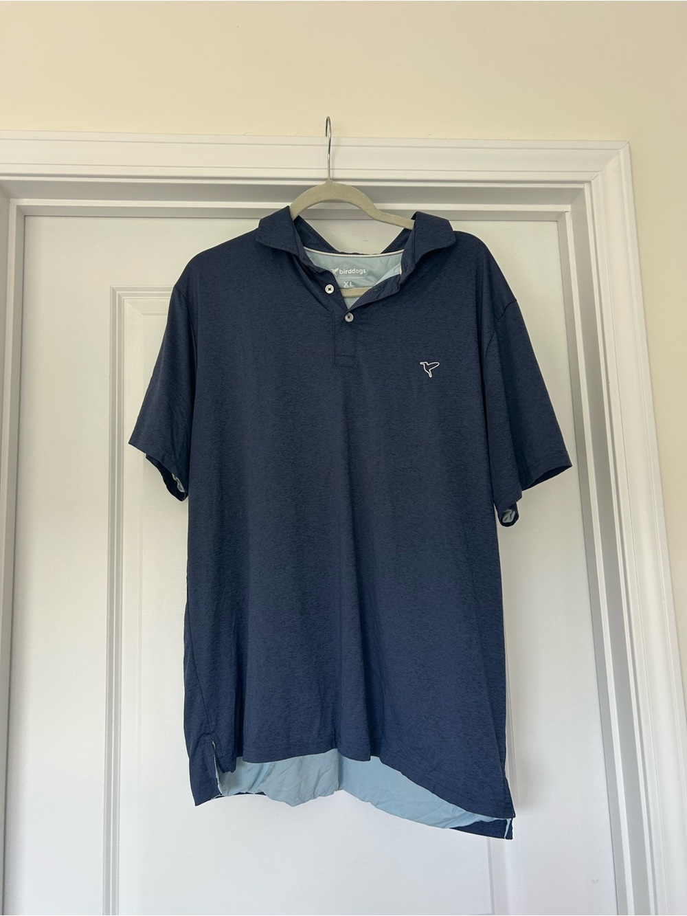 Birddogs Navy Short-Sleeve Polo with Subtle Logo
